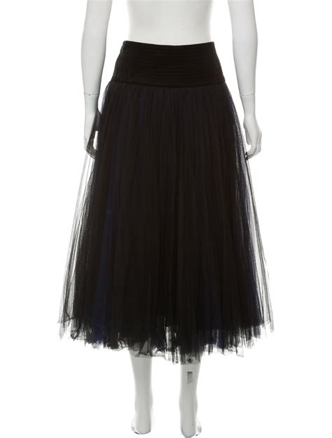 christian Dior tulle midi skirt